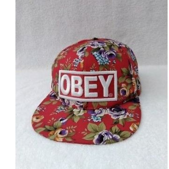 obey floral hat